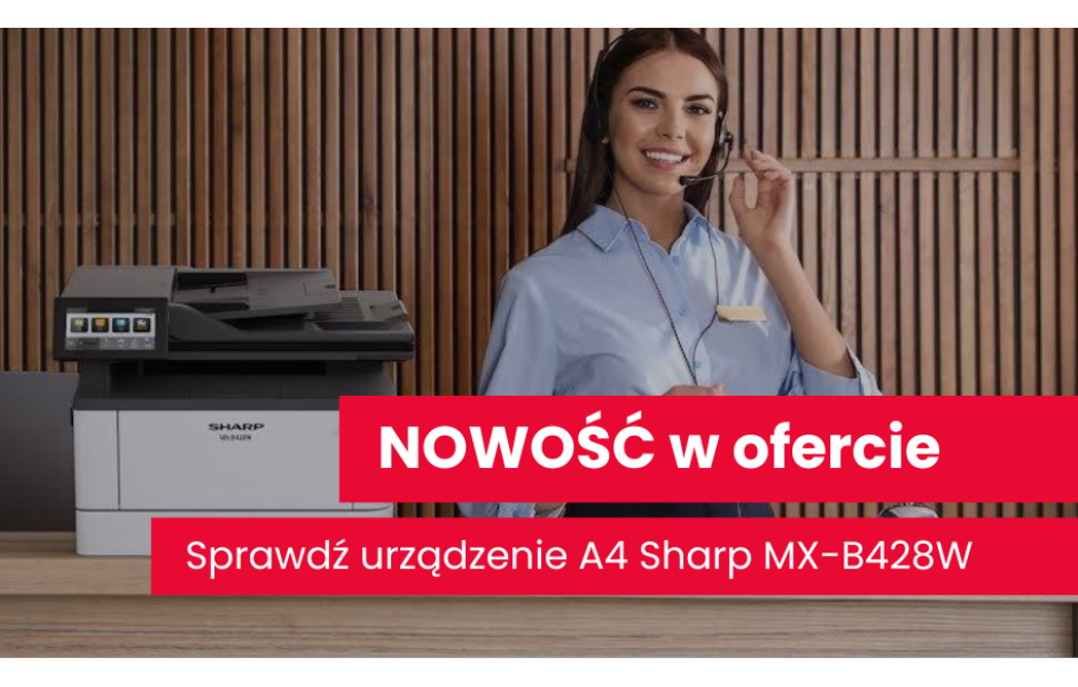 Nowość – Sharp MX-B428W z serii Sharp Luna 2.5 już dostępny