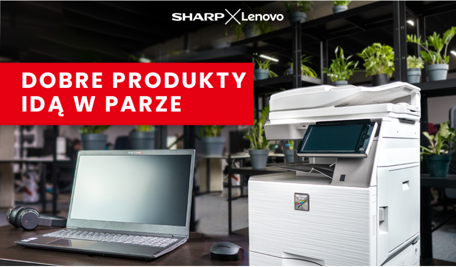 Promocja Sharp X Lenovo MX-4071 + V15